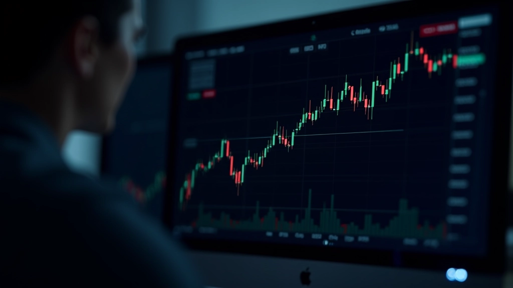 Trading platform dashboard with four different timeframe charts displayed, technical indicators visible, clean interface design